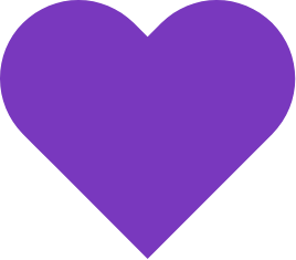 Purple Slider Heart